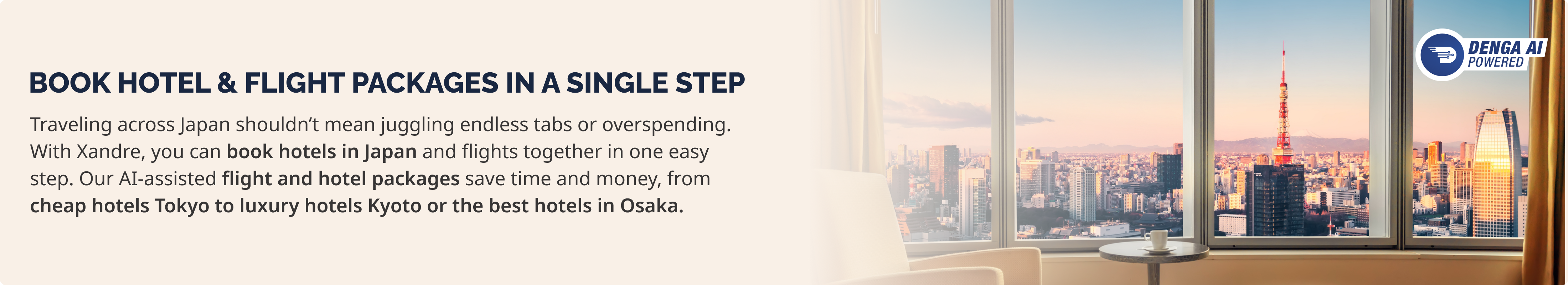 Hotel and Flight Banner