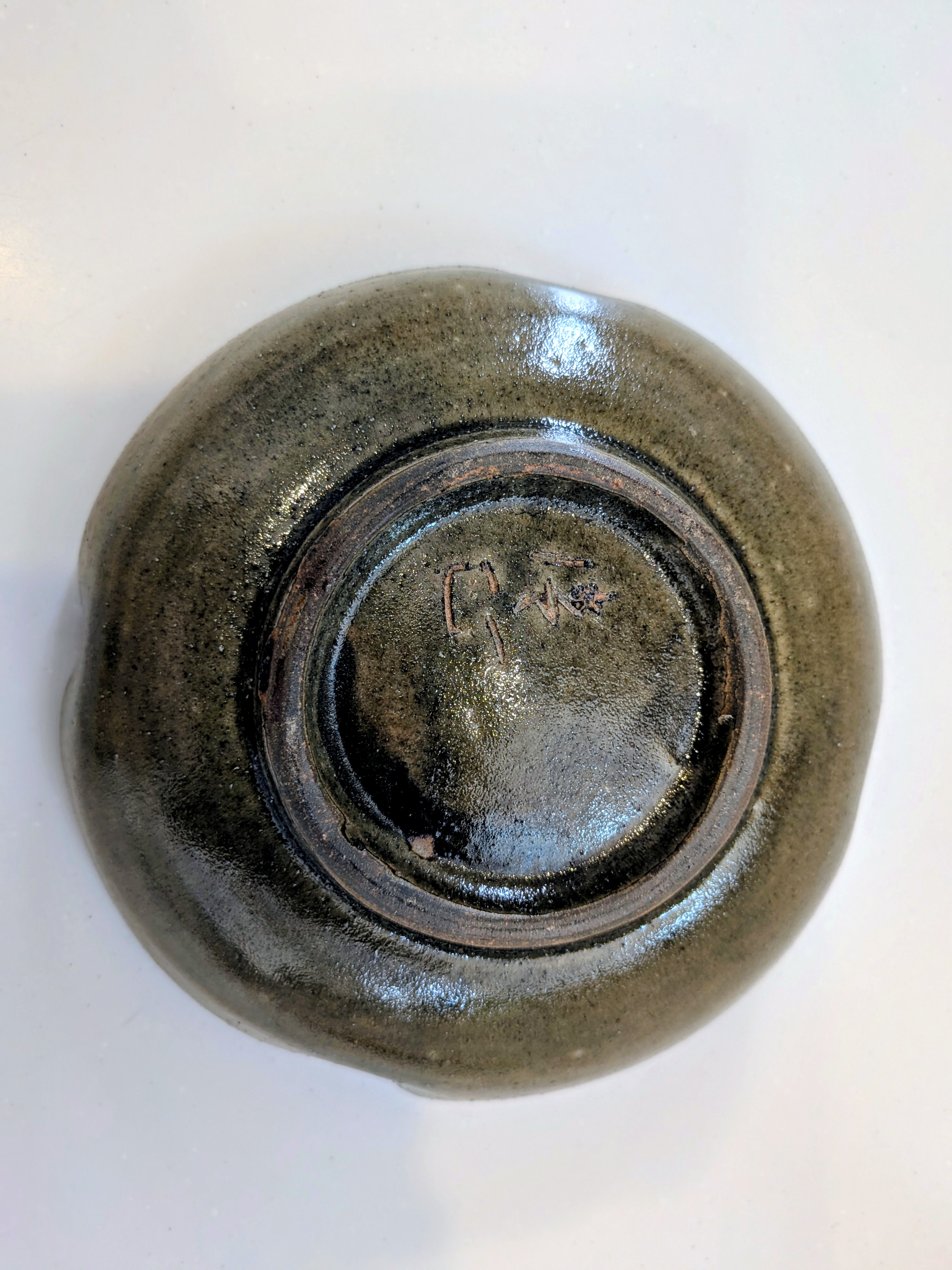 Okinawan Ryukyu Tsuboya-yaki Yachimun Pottery Collection: Certified Handcrafted Ceramic Plate - thumbnail 2