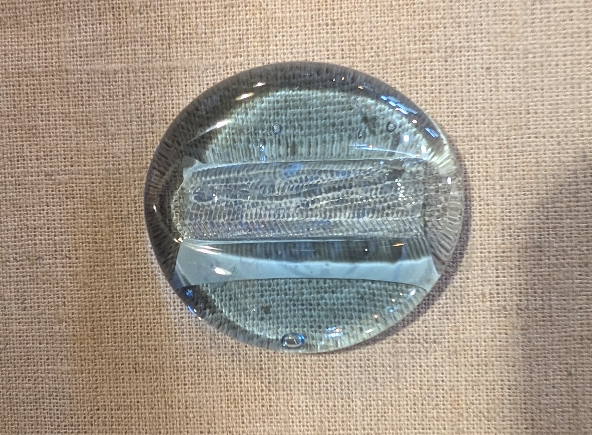 Okinawan Ryukyu Nago Glass Collection: Glass Art Ai, Handcrafted Glass Chopstick Rest Collection, Rectangular Tabletop Series / 箸置き - thumbnail 1