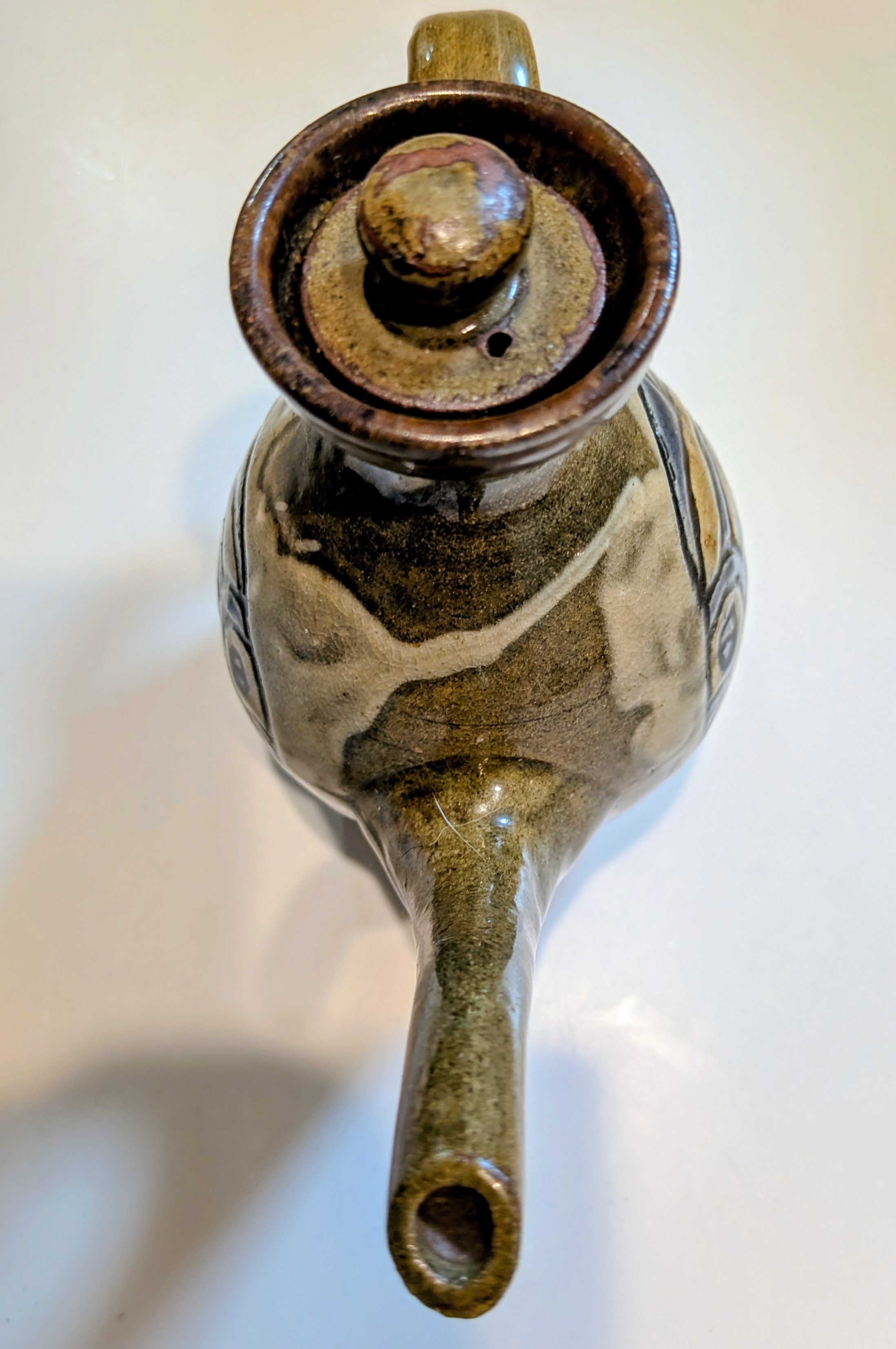 Okinawan Ryukyu Tsuboya-yaki Yachimun District in Naha Pottery Collection: Vintage Pottery Sake Set - thumbnail 2