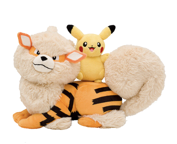 Pokémon Center Okinawa 1st Anniversary Exclusive Arcanine & Pikachu Plush - image 1