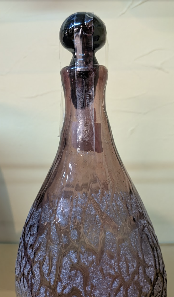 The Heritage of Ryukyu Glass: Okinawan Master Craft Heritage by Seikichi Inamine “Tomon” Earth-Texture Glass Vessel - thumbnail 3