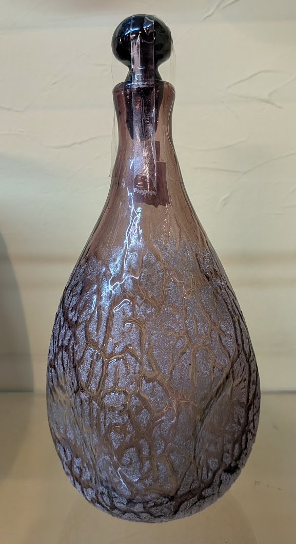The Heritage of Ryukyu Glass: Okinawan Master Craft Heritage by Seikichi Inamine “Tomon” Earth-Texture Glass Vessel - thumbnail 2