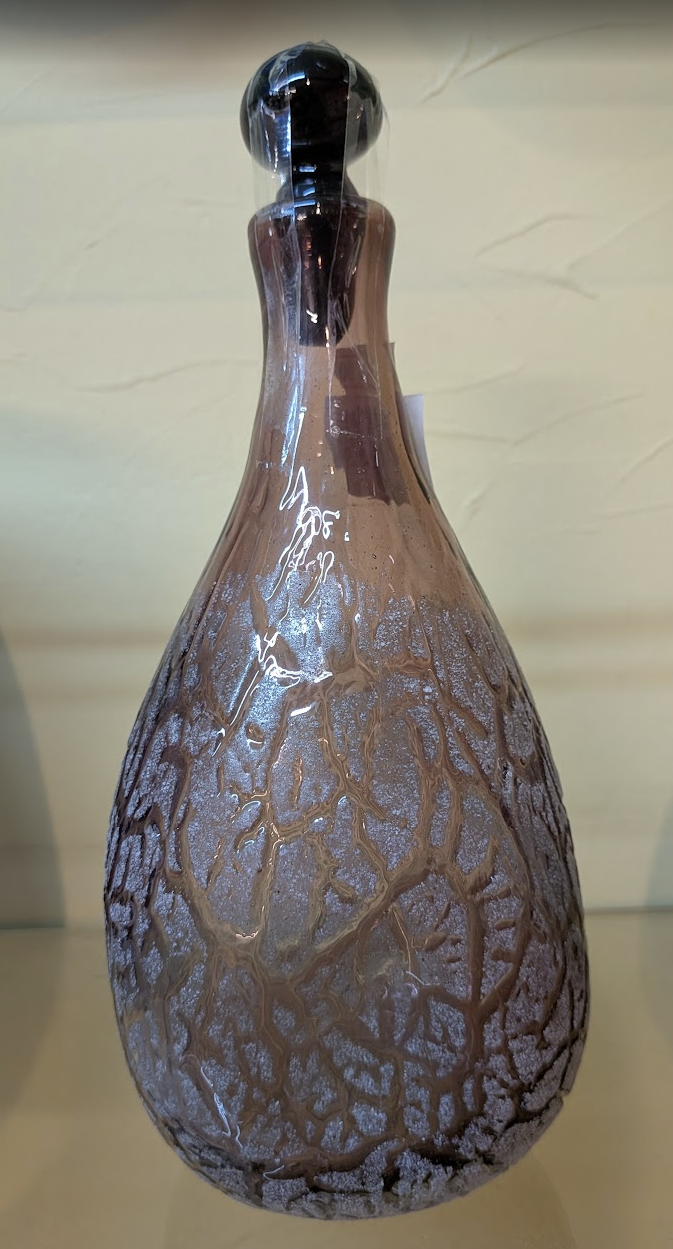 The Heritage of Ryukyu Glass: Okinawan Master Craft Heritage by Seikichi Inamine “Tomon” Earth-Texture Glass Vessel - image 1