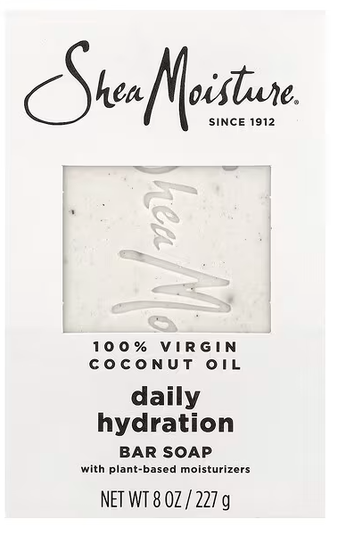 SheaMoisture, Daily Hydration Bar Soap, 100% Virgin Coconut Oil, 8 oz (227 g) - image 1