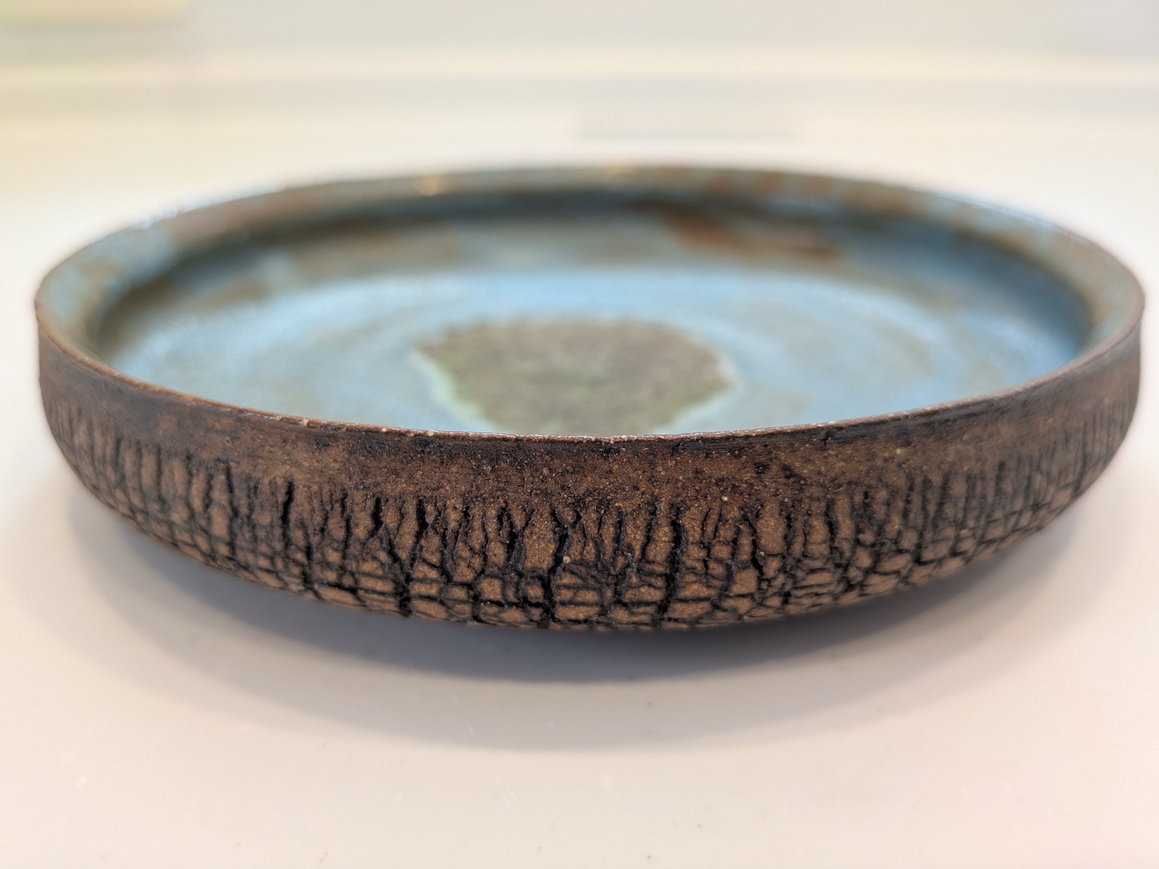 Okinawan Ryukyu Pottery Collection: Artisan Ryukyu Ceramic Plate - thumbnail 2