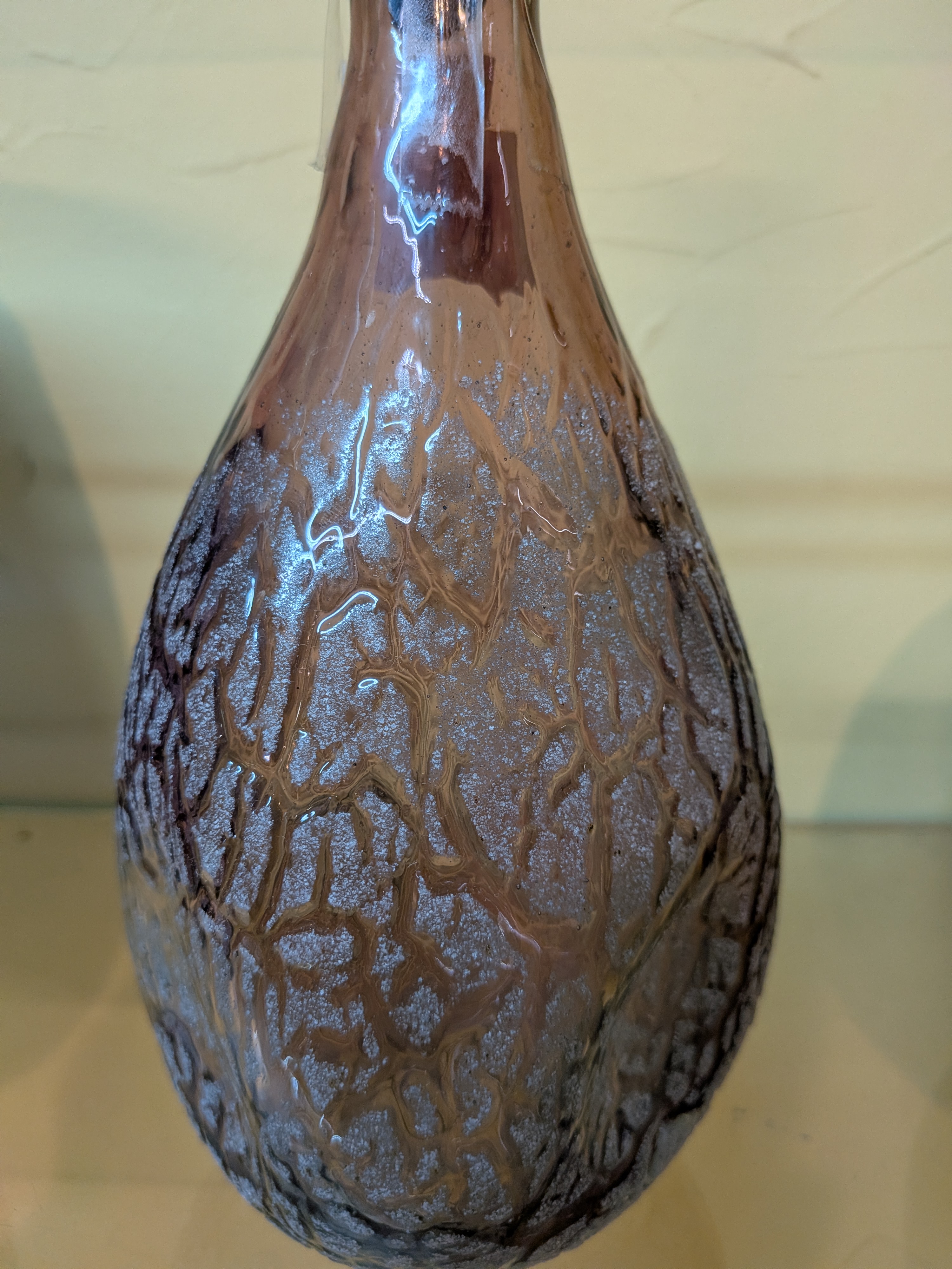 The Heritage of Ryukyu Glass: Okinawan Master Craft Heritage by Seikichi Inamine “Tomon” Earth-Texture Glass Vessel - image 2