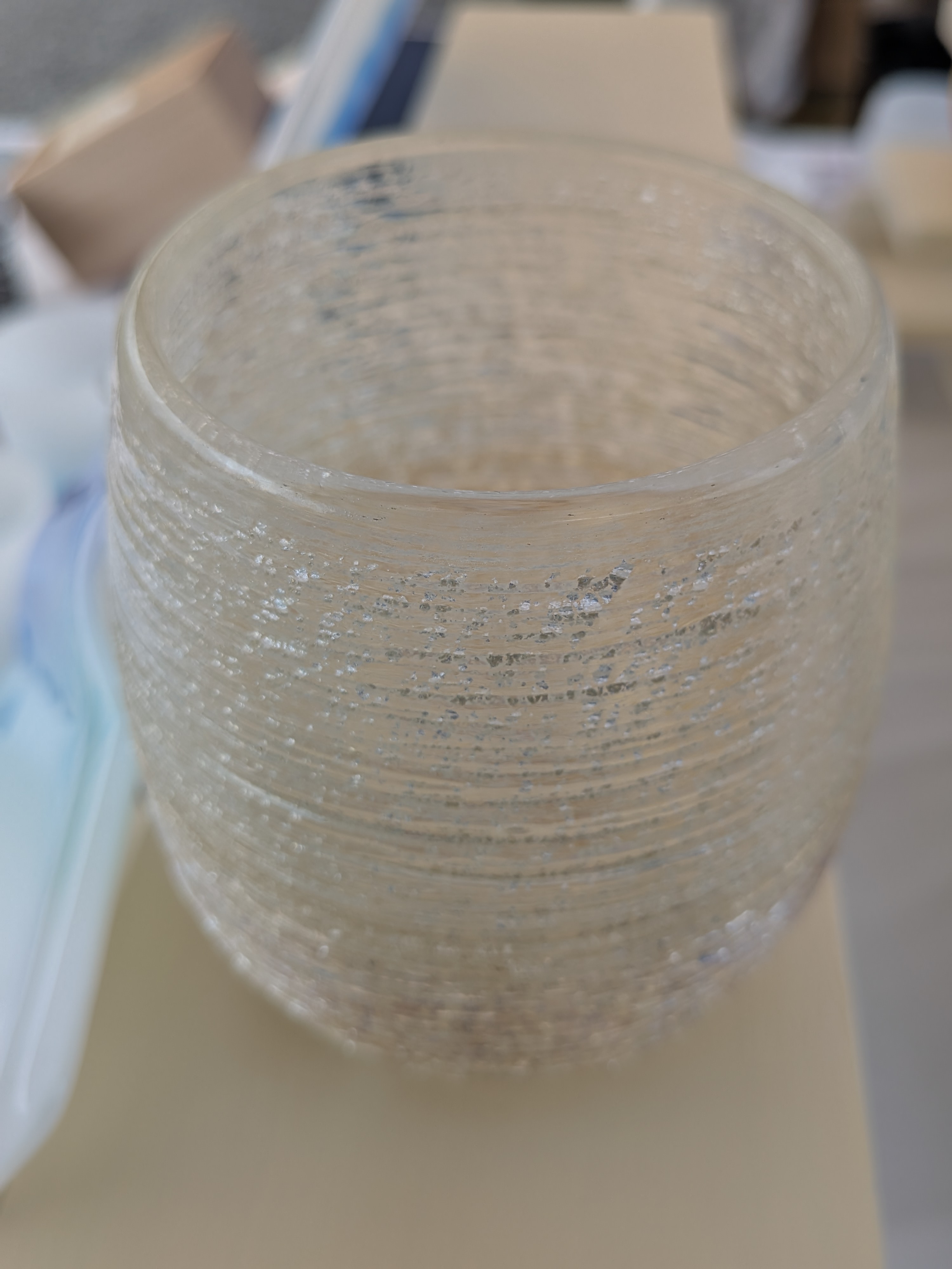 Okinawan Ryukyu Glass Collection: Shunrei ("Sun-Glint") Artisan Tumbler - thumbnail 2