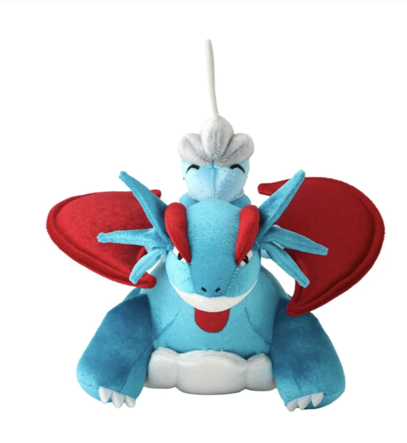 Pokémon Center Original Merchandise in Japan Collection: “Soar in the Dreams” Salamence & Bagon Duo Plush - thumbnail 2