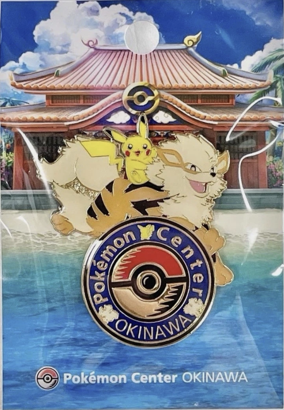 Regional Collector's & Lifestyle Series: Pokémon Center Okinawa Exclusive Pin Badge - image 1