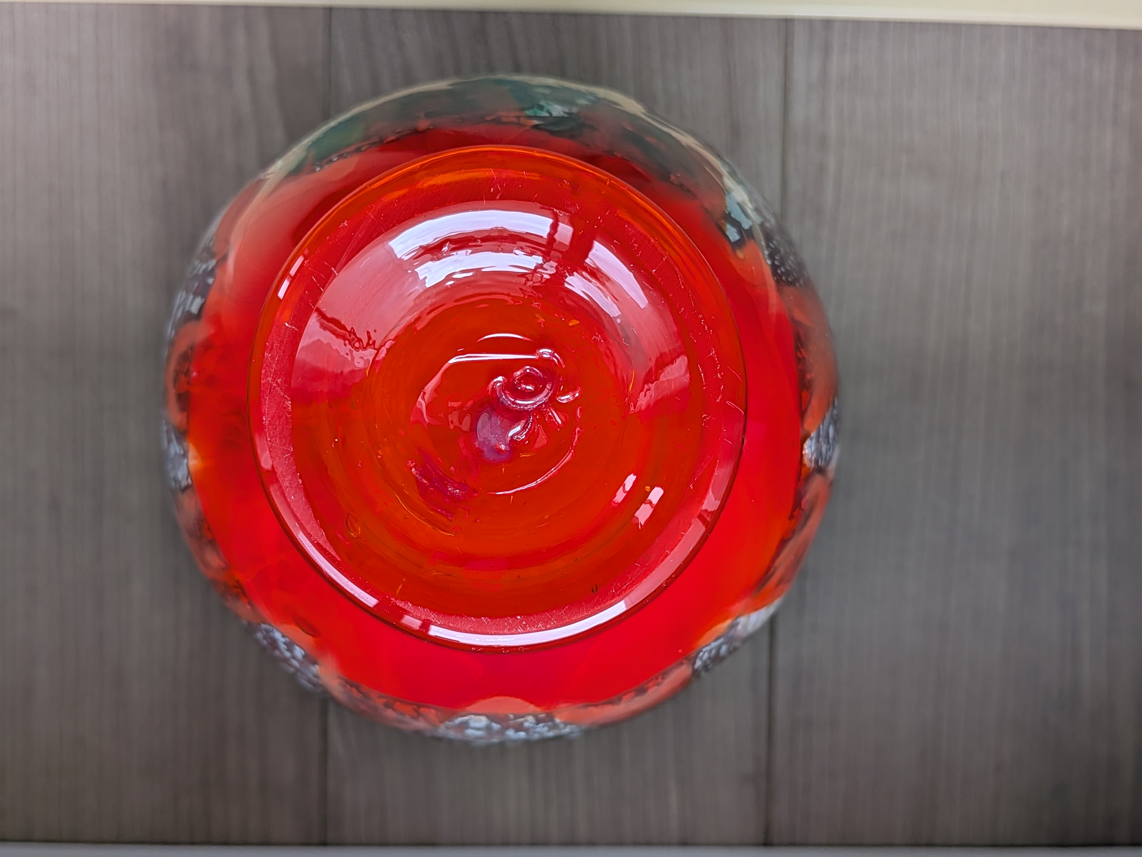 Authentic Italian Murano Art Glass Collection: Master Stefano Toso (S. Toso) - Venetian Tutti Frutti & Silver Leaf Amphora Vase, Vaso a Anfora - image 6