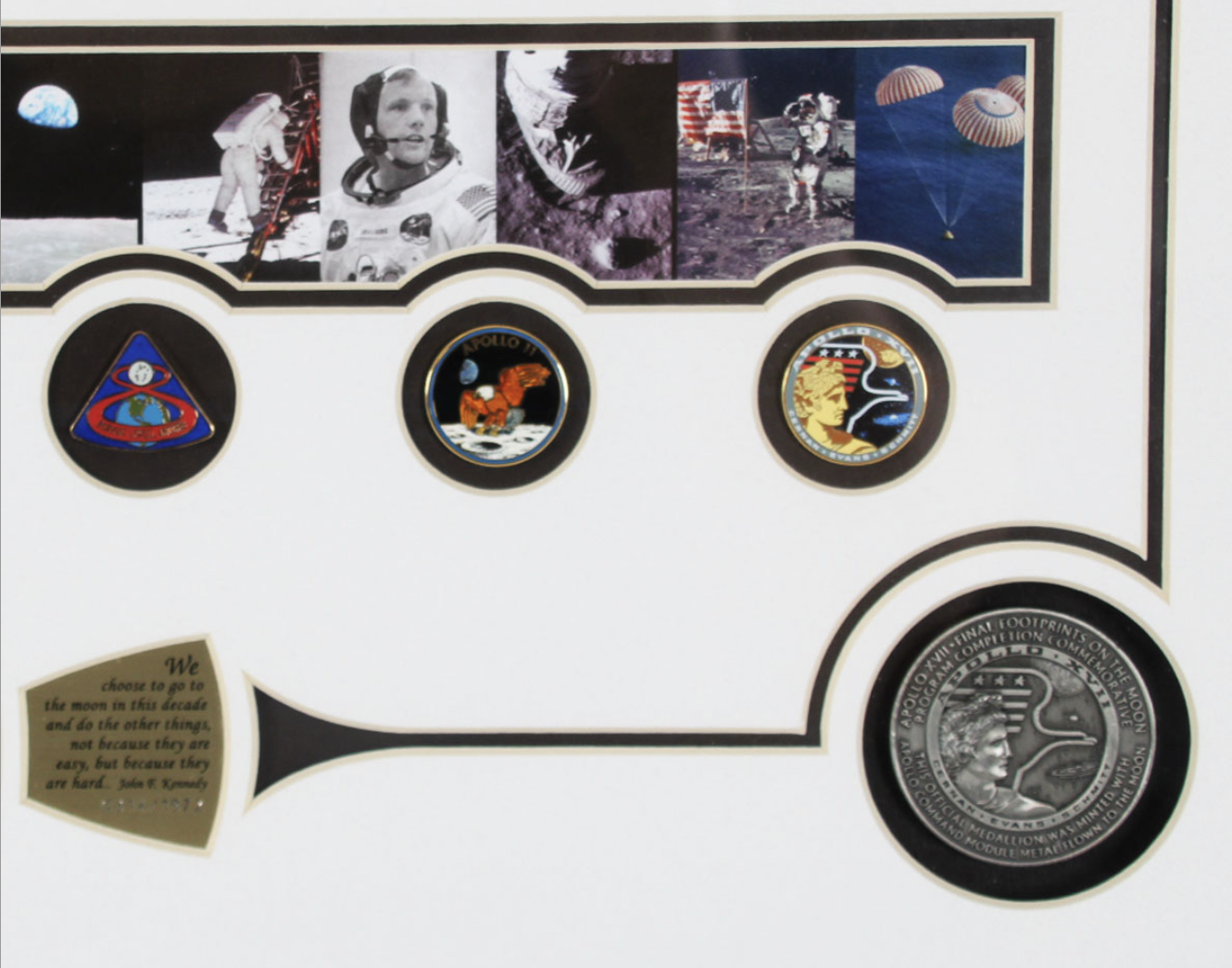 Gene Cernan Signed Photo Display — Apollo 17 XVII: Celebrating the Golden Age of Space Heritage & Historical Collectibles - thumbnail 5