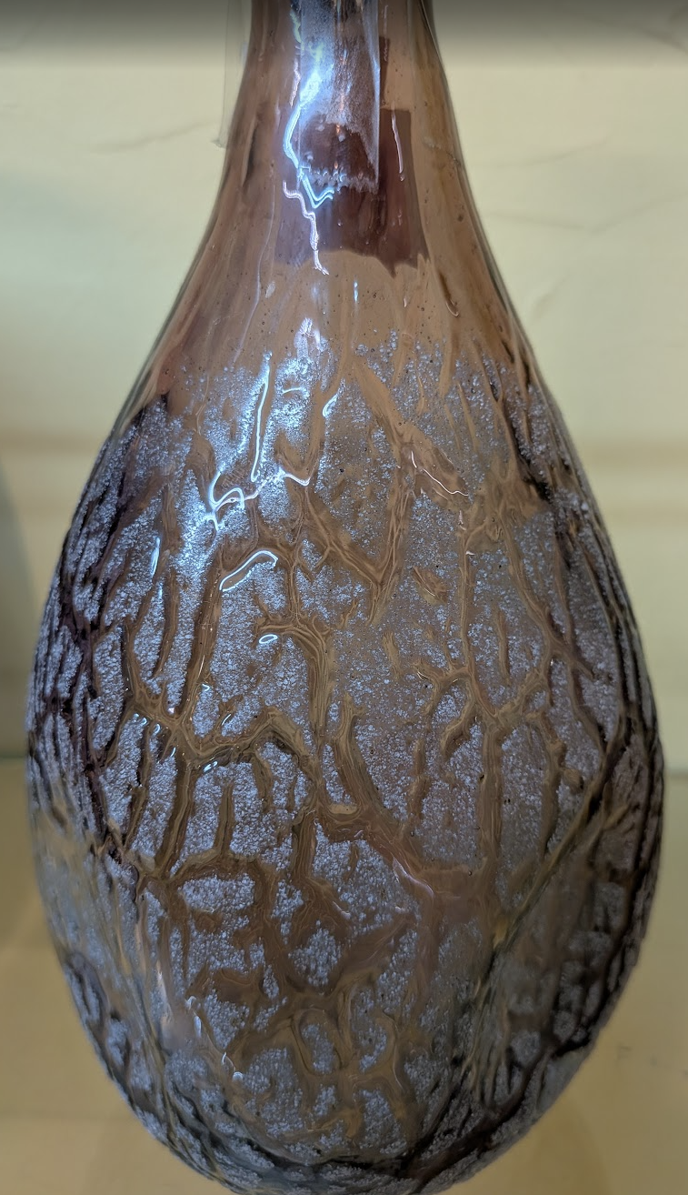The Heritage of Ryukyu Glass: Okinawan Master Craft Heritage by Seikichi Inamine “Tomon” Earth-Texture Glass Vessel - image 4